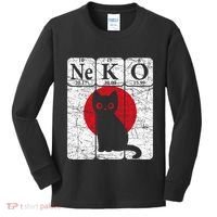 Japanese Cat Periodic Table Elements Kawaii Neko Japanese Kids Long Sleeve Shirt thumb 0