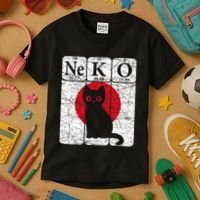 Japanese Cat Periodic Table Elements Kawaii Neko Japanese Kids T-Shirt thumb 3