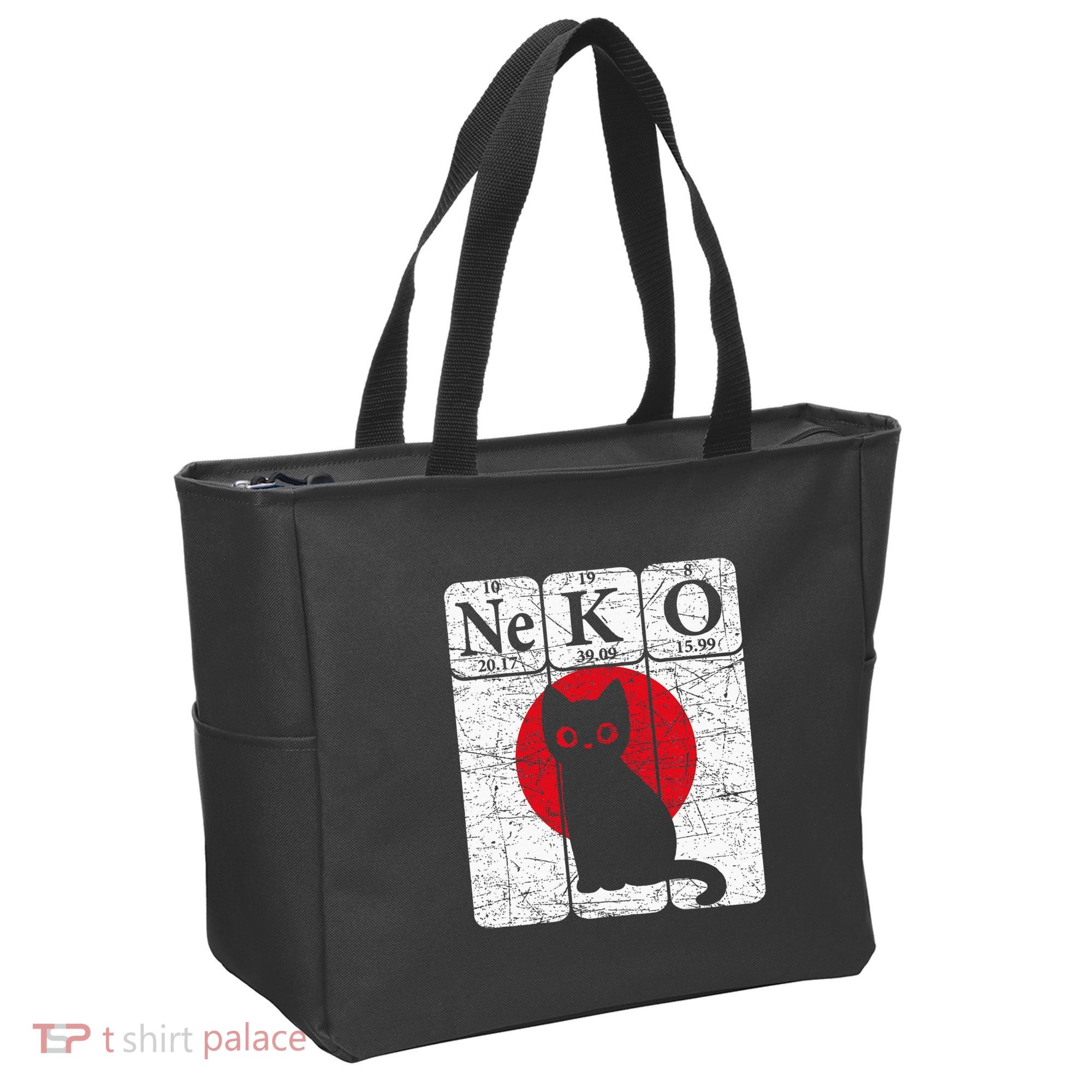 Japanese Cat Periodic Table Elements Kawaii Neko Japanese Tote Bag