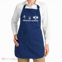 Jesus Coffee Pickleball Funny Christian Pickleball Lovers Apron thumb 2