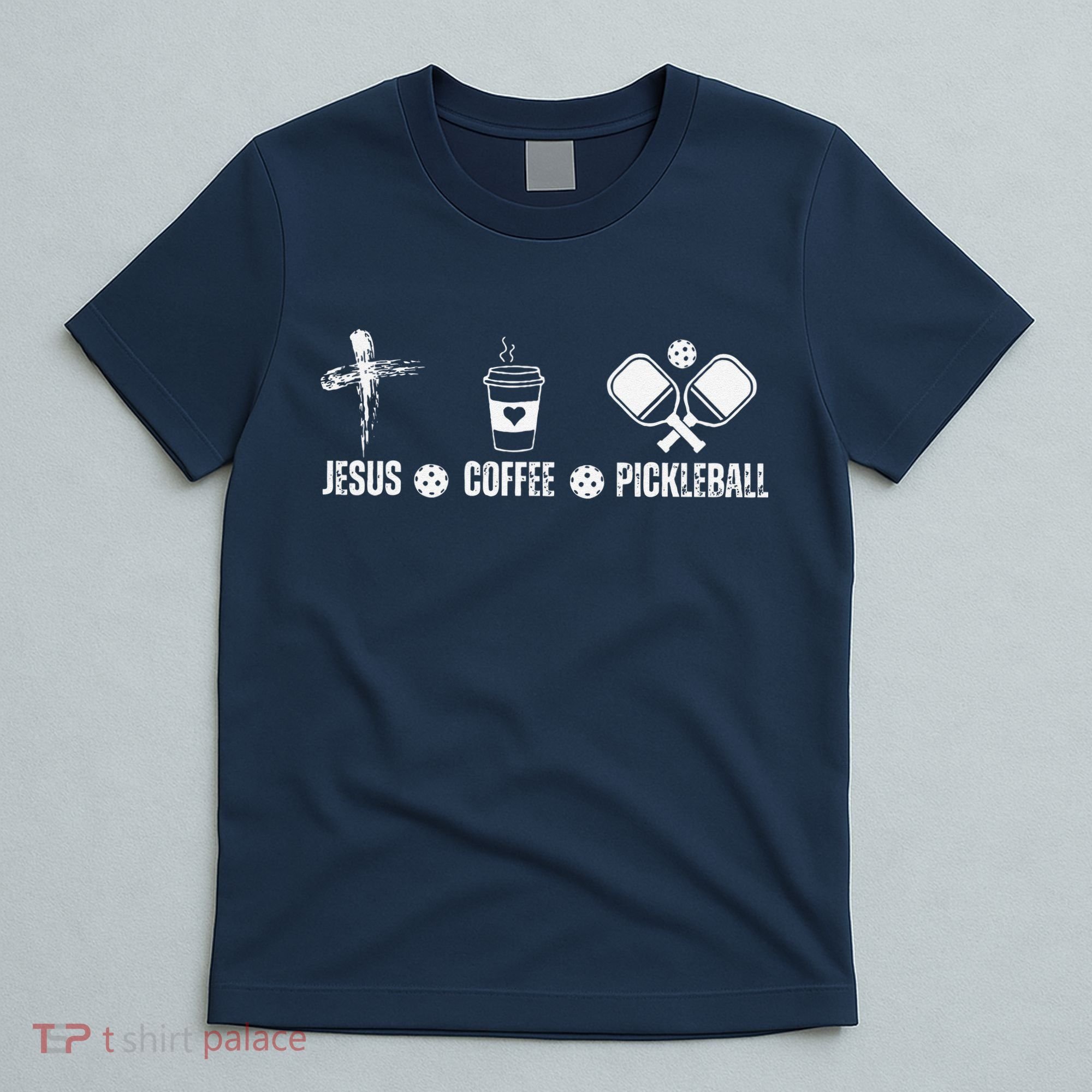 Jesus Coffee Pickleball Funny Christian Pickleball Lovers T-Shirt