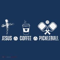 Jesus Coffee Pickleball Funny Christian Pickleball Lovers Baby Bodysuit thumb 2