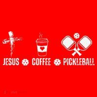 Jesus Coffee Pickleball Funny Christian Pickleball Lovers Santa Hat thumb 1