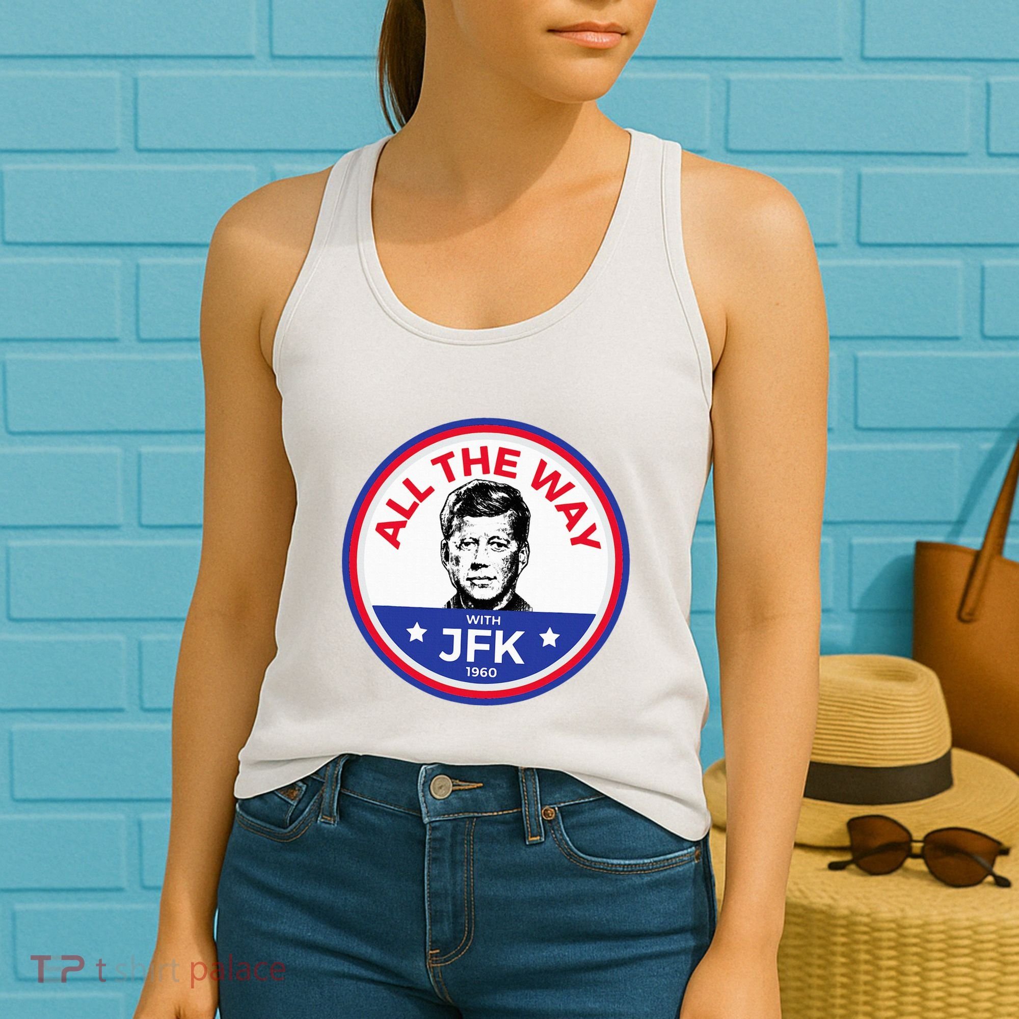 Jfk Campaign President John F Kennedy Women's Tank Top