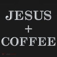 Jesus + Coffee Plus Christian Faith Love Of God And Caffeine Embroidered  Embroidered Women's Hoodie thumb 2