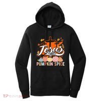 Jesus Christ Pumpkin Spice Thanksgiving Fall Christian Funny Gift Women's Hoodie thumb 0