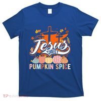 Jesus Christ Pumpkin Spice Thanksgiving Fall Christian Funny Gift T-Shirt thumb 0