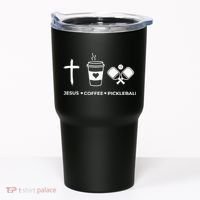 Jesus Coffee Pickleball Tumbler thumb 0