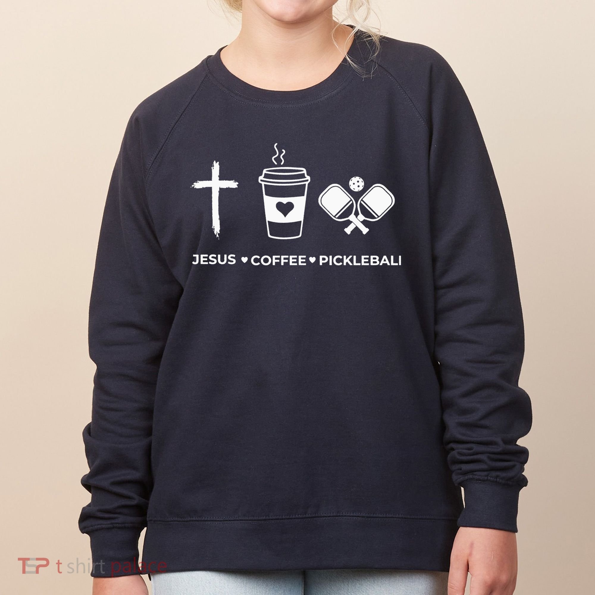 Jesus Coffee Pickleball Women's Sweatshirt