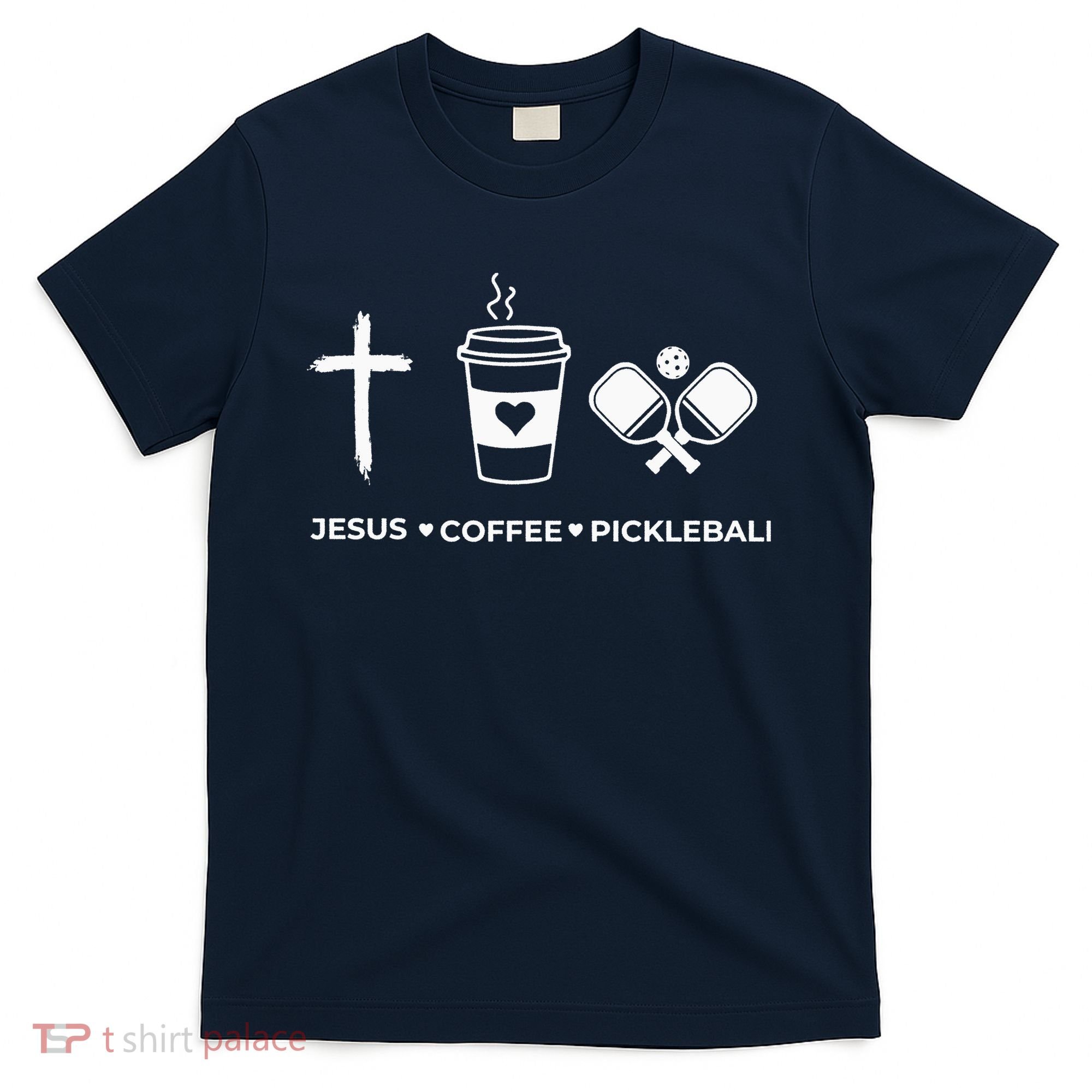 Jesus Coffee Pickleball T-Shirt