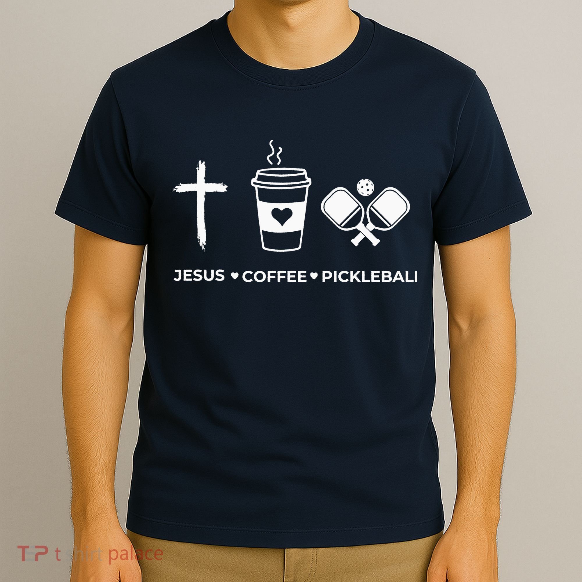 Jesus Coffee Pickleball T-Shirt