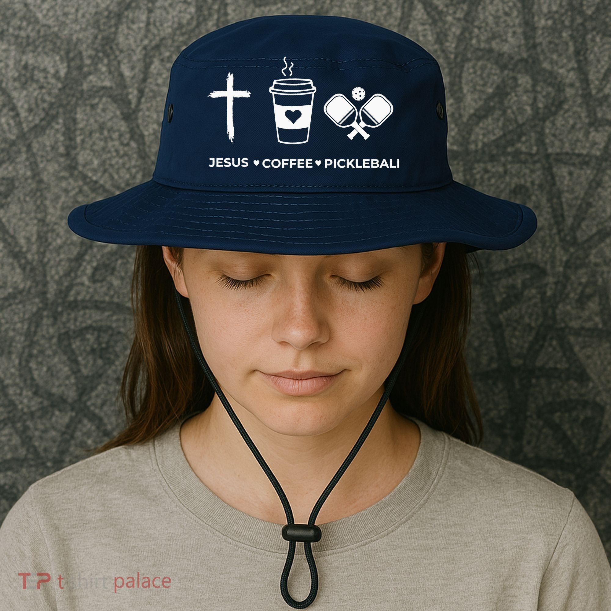 Jesus Coffee Pickleball Bucket Hat
