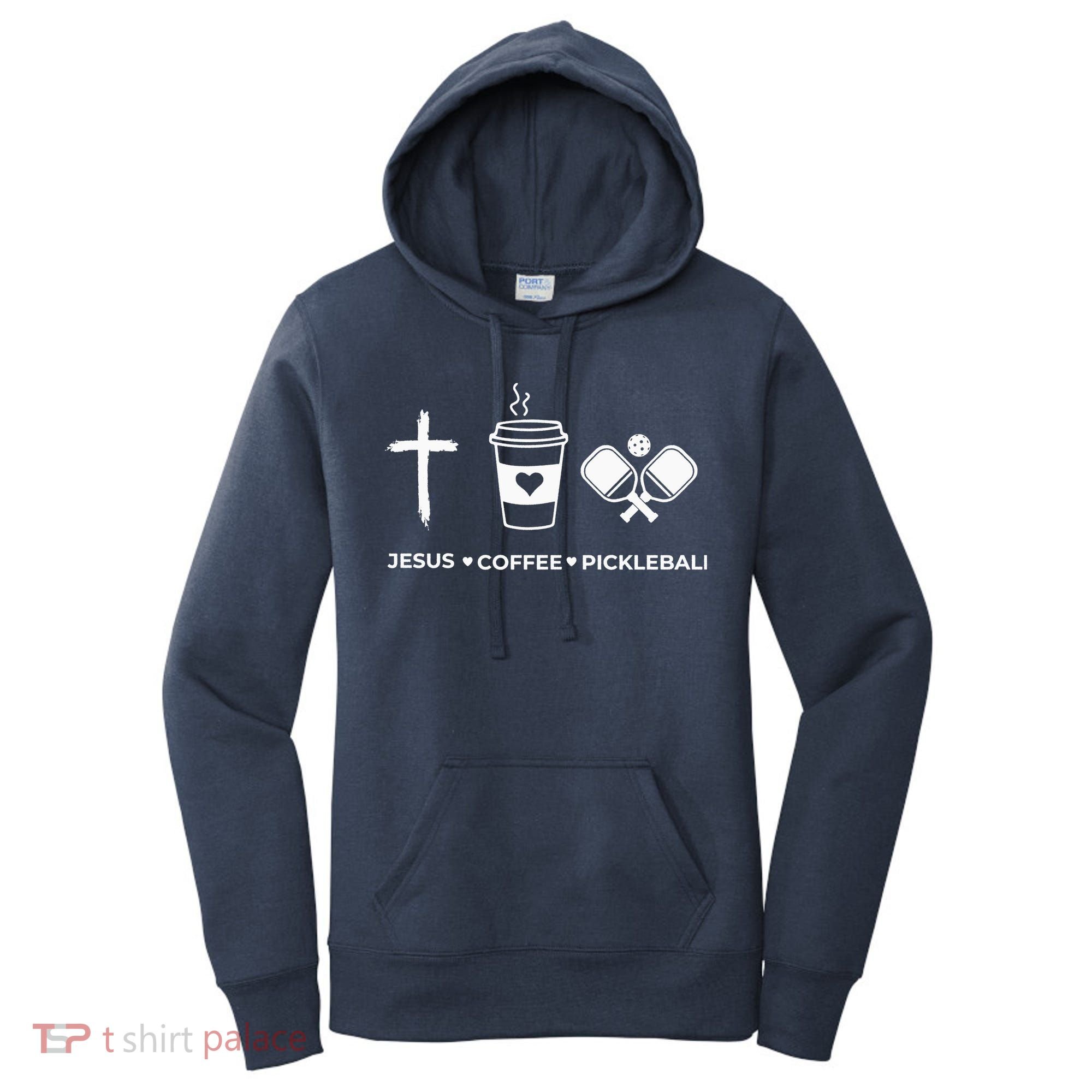 Jesus Coffee Pickleball Women's Hoodie