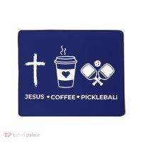 Jesus Coffee Pickleball Mousepad thumb 0