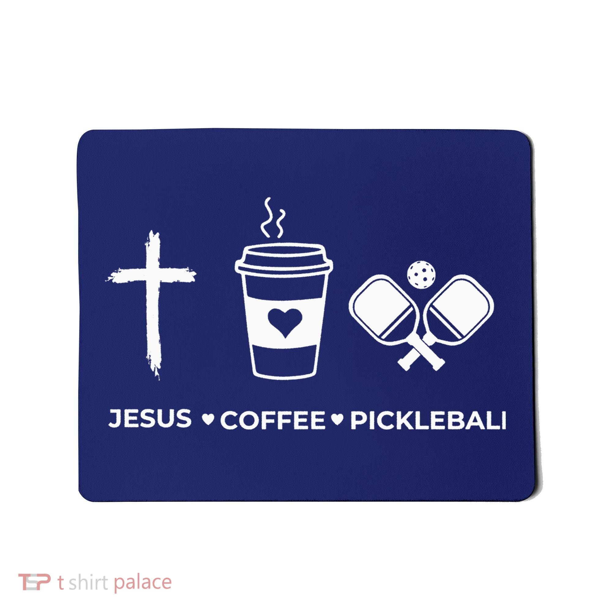 Jesus Coffee Pickleball Mousepad