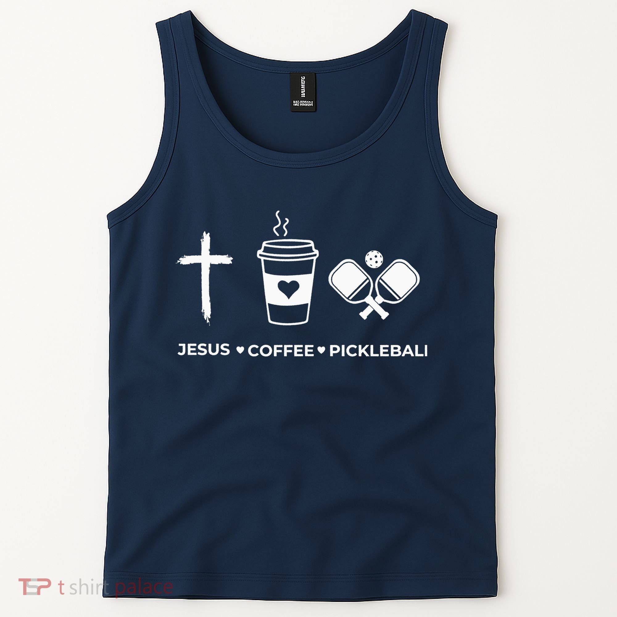 Jesus Coffee Pickleball Tank Top