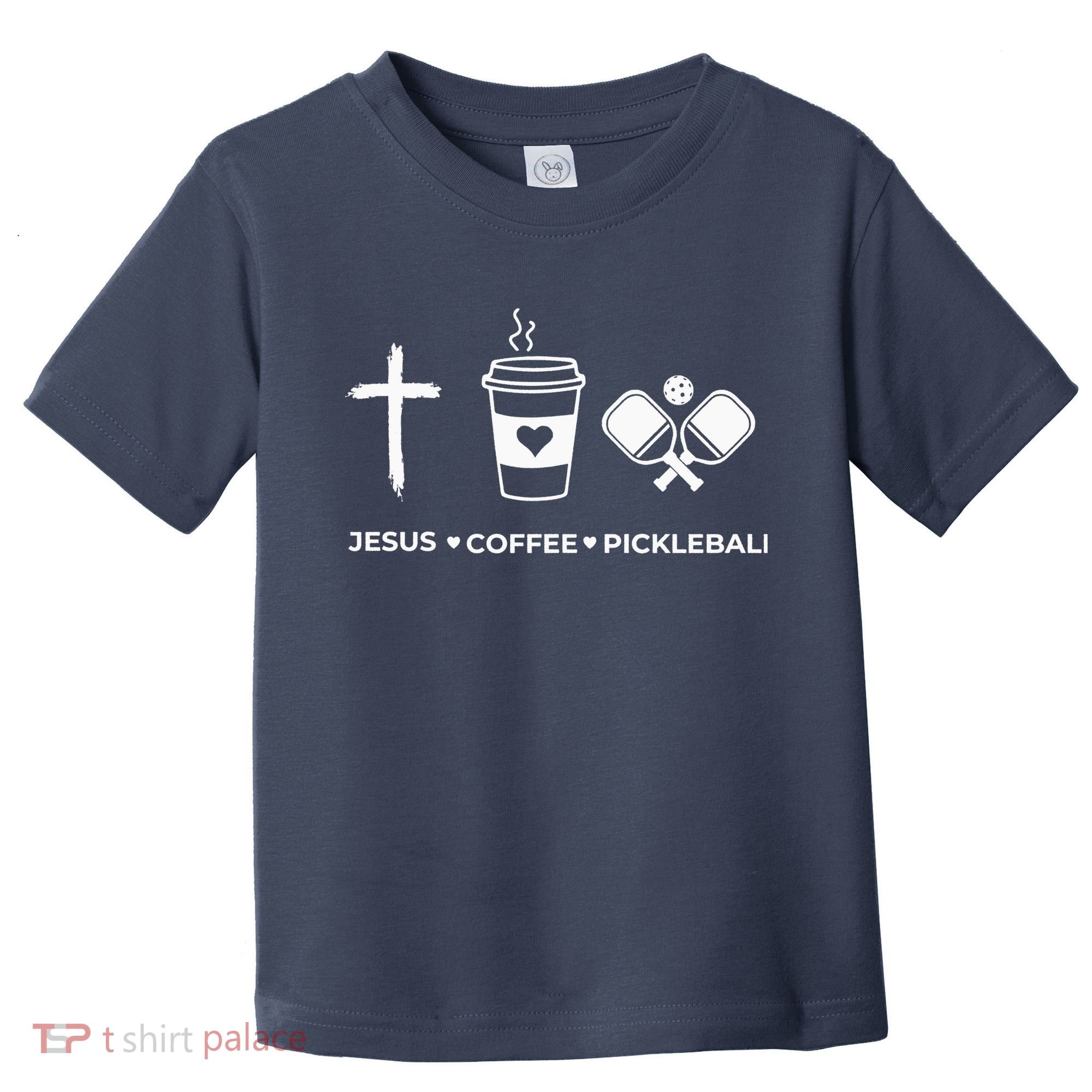 Jesus Coffee Pickleball Toddler T-Shirt