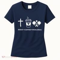 Jesus Coffee Pickleball Women's T-Shirt thumb 0