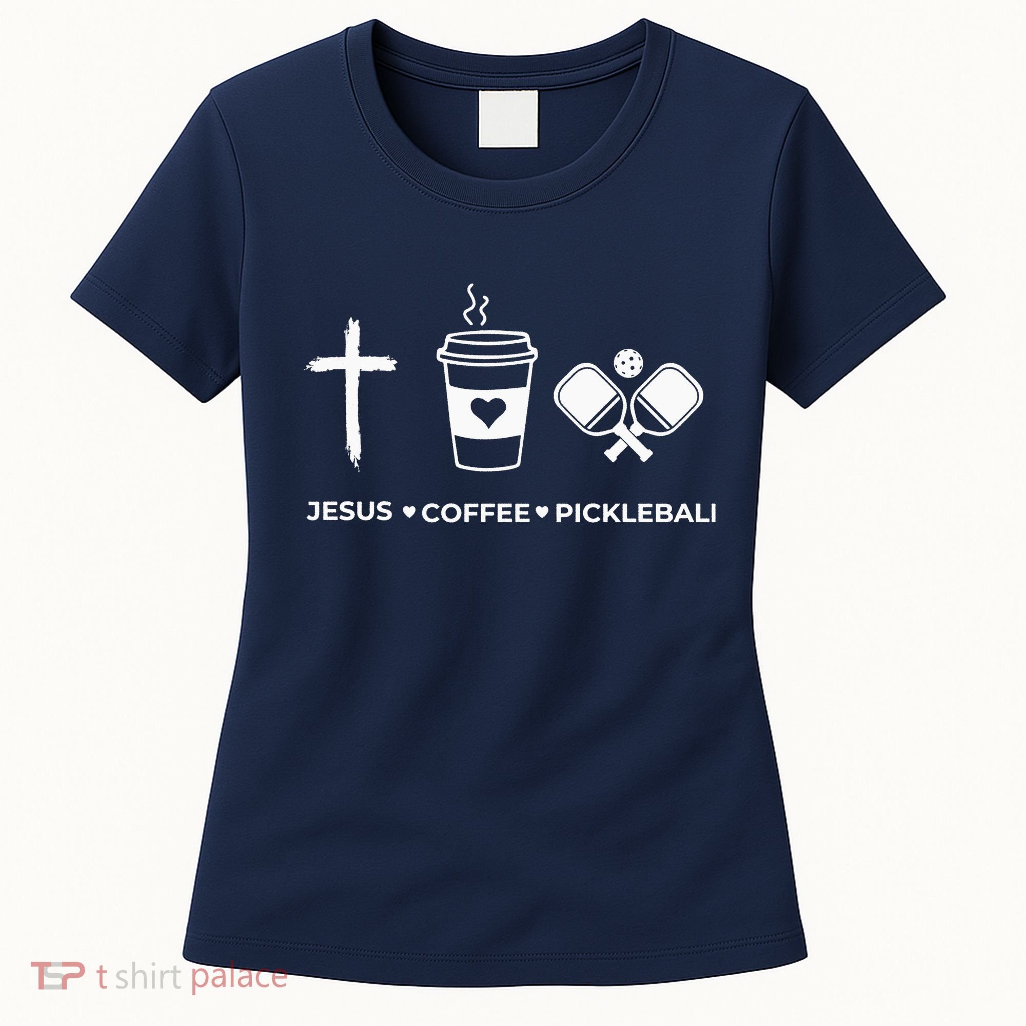 Jesus Coffee Pickleball Women's T-Shirt
