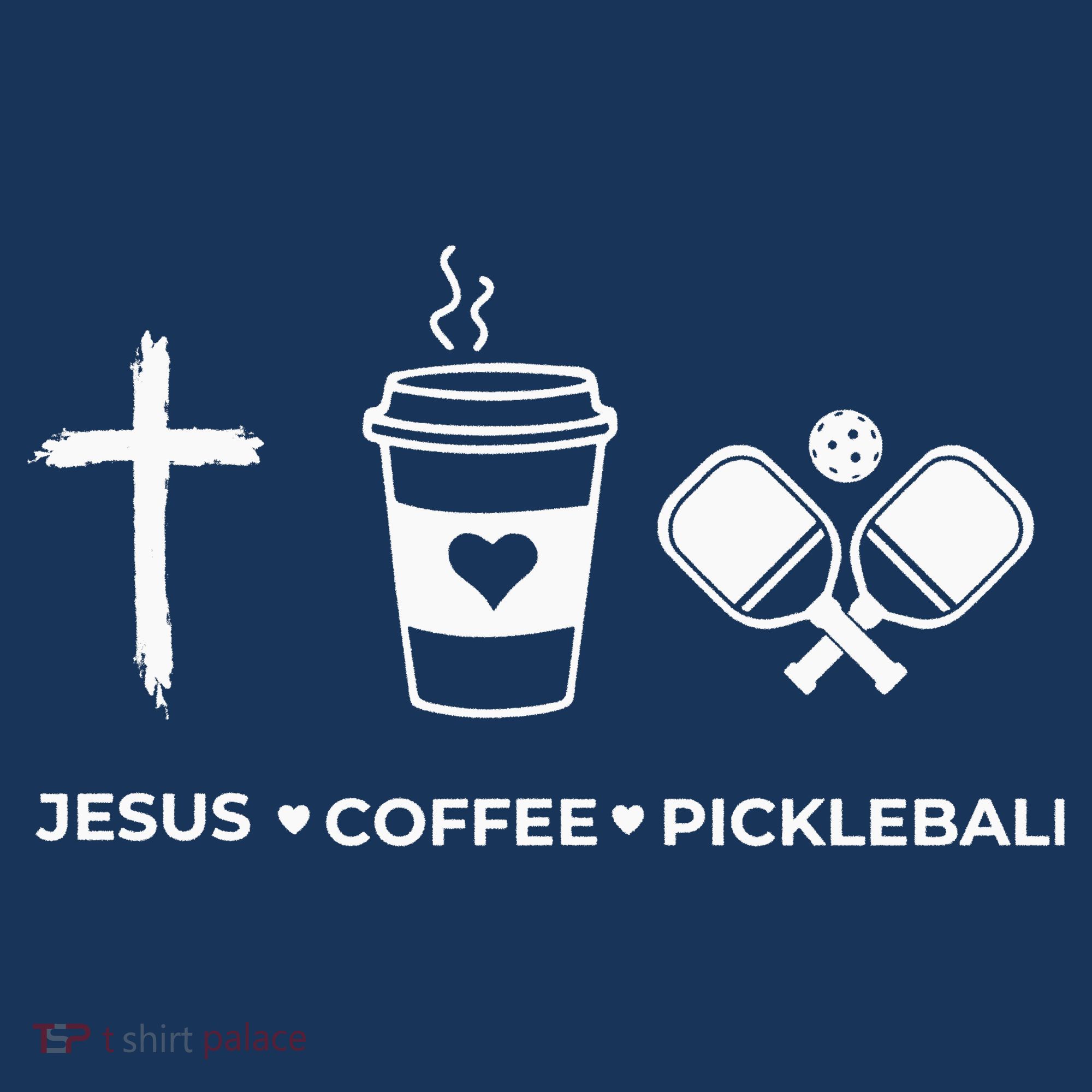 Jesus Coffee Pickleball Women's T-Shirt