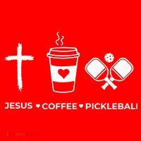 Jesus Coffee Pickleball Santa Hat thumb 1