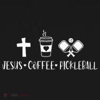 Jesus Coffee Picklenall Funny Christian Pickleball Lovers Women's Tank Top thumb 5