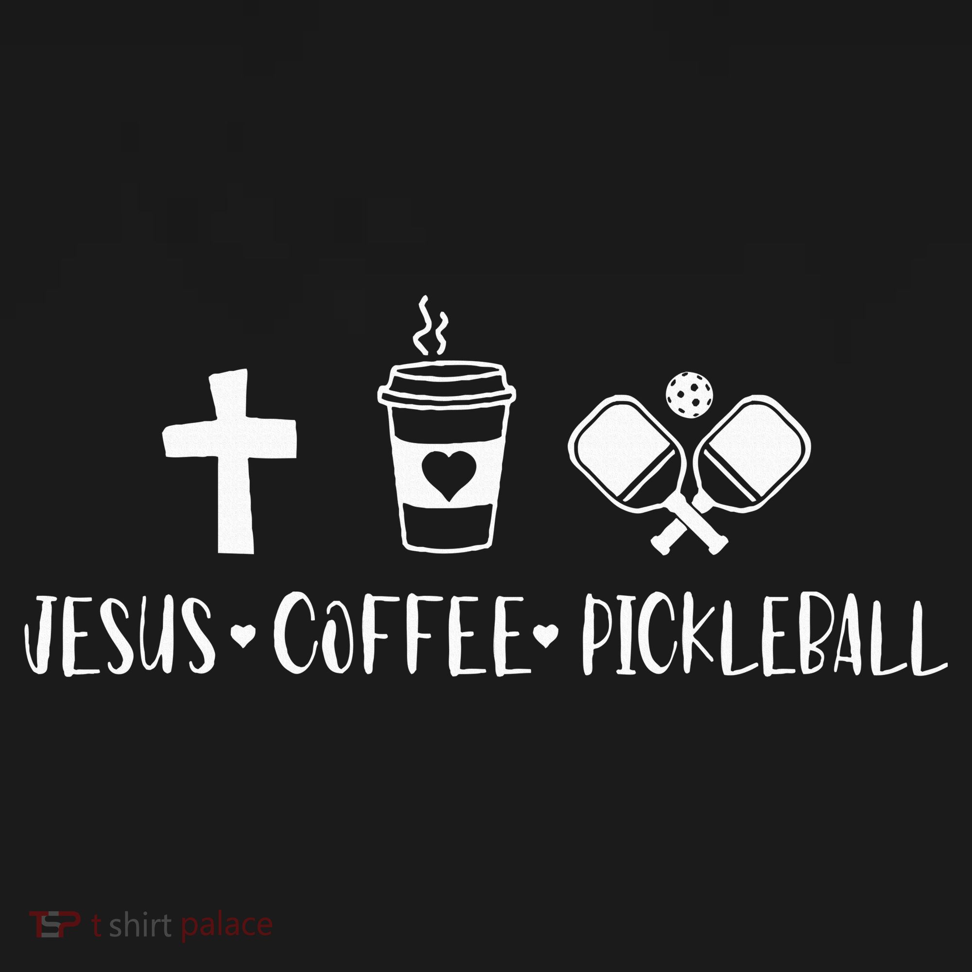 Jesus Coffee Picklenall Funny Christian Pickleball Lovers Women's Tank Top