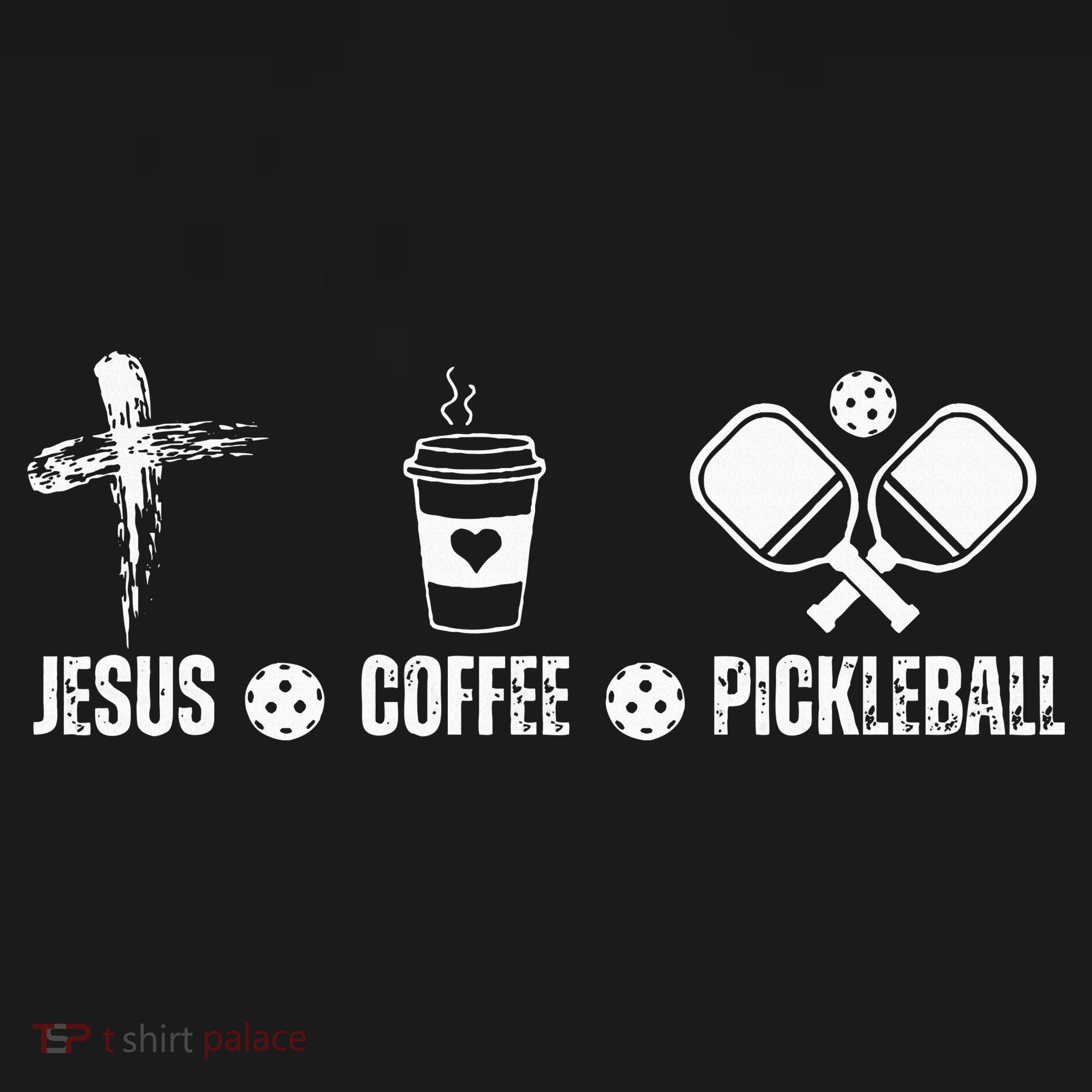 Jesus Coffee Pickleball Funny Christian Pickleball Lovers Long Sleeve Shirt