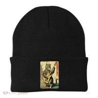Japanese Cat Princess Playing The Electric Guitar Beanie thumb 0