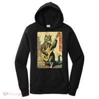 Japanese Cat Princess Playing The Electric Guitar Women's Hoodie thumb 0