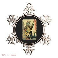 Japanese Cat Princess Playing The Electric Guitar Ornament thumb 0