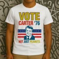 Jimmy Carter Quote Slogan Nuts 1976 President T-Shirt thumb 3