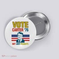 Jimmy Carter Quote Slogan Nuts 1976 President Button thumb 0