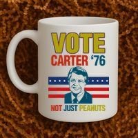 Jimmy Carter Quote Slogan Nuts 1976 President Coffee Mug thumb 2