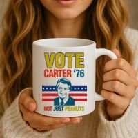 Jimmy Carter Quote Slogan Nuts 1976 President Coffee Mug thumb 3