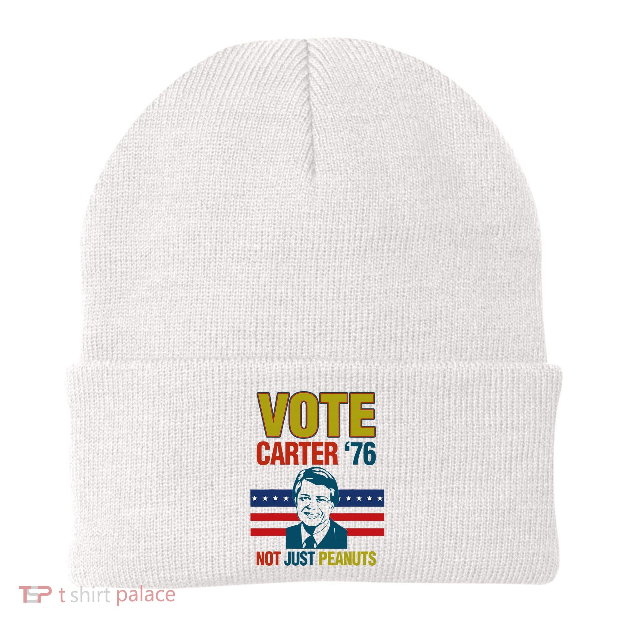 Jimmy Carter Quote Slogan Nuts 1976 President Beanie