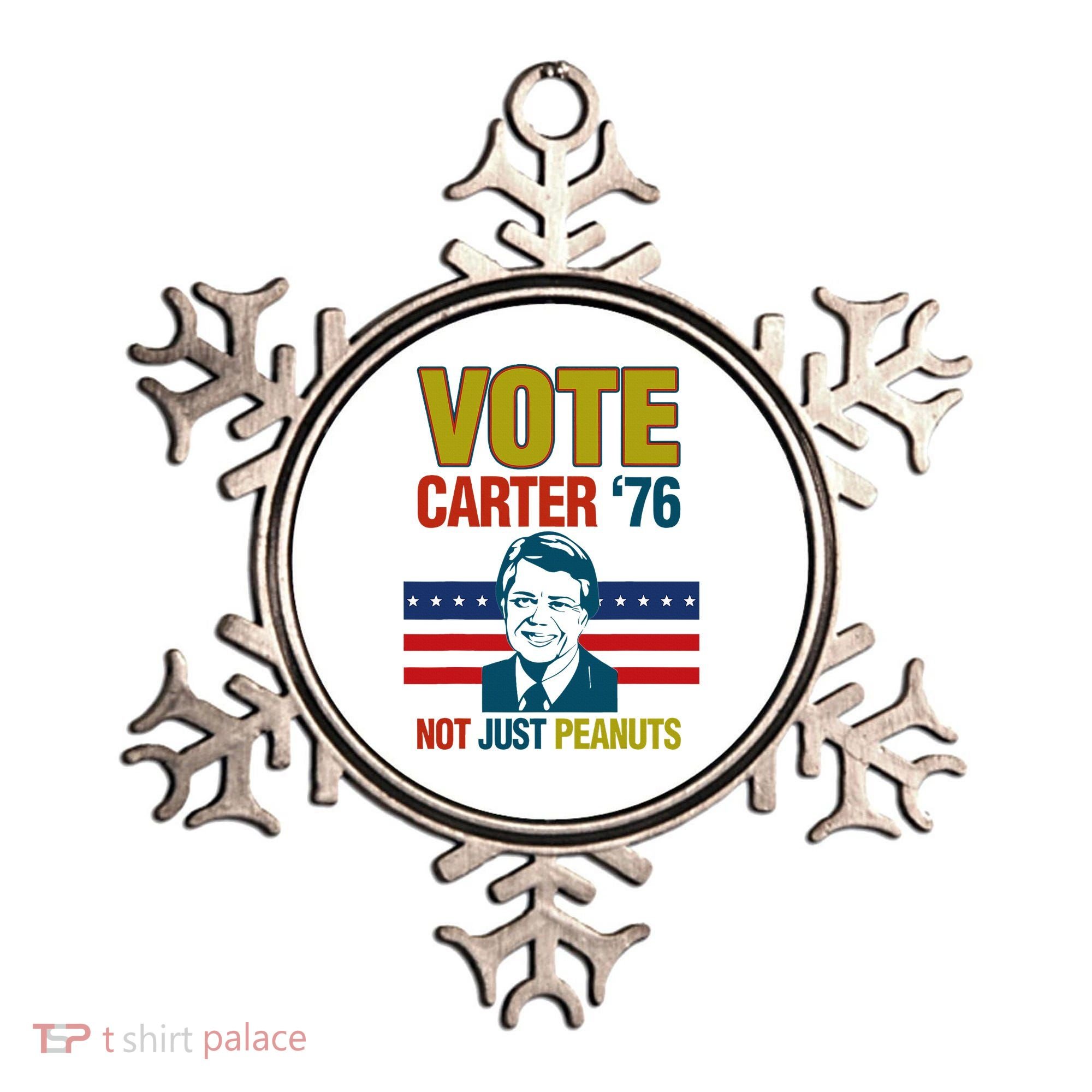 Jimmy Carter Quote Slogan Nuts 1976 President Ornament
