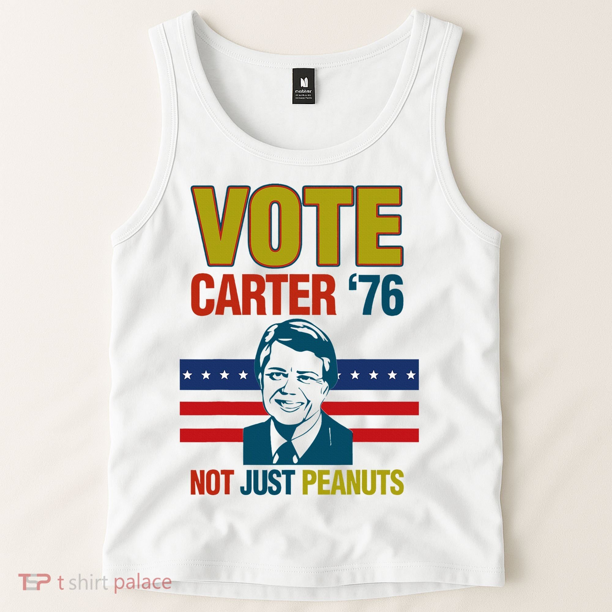 Jimmy Carter Quote Slogan Nuts 1976 President Tank Top
