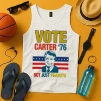 Jimmy Carter Quote Slogan Nuts 1976 President Tank Top thumb 4