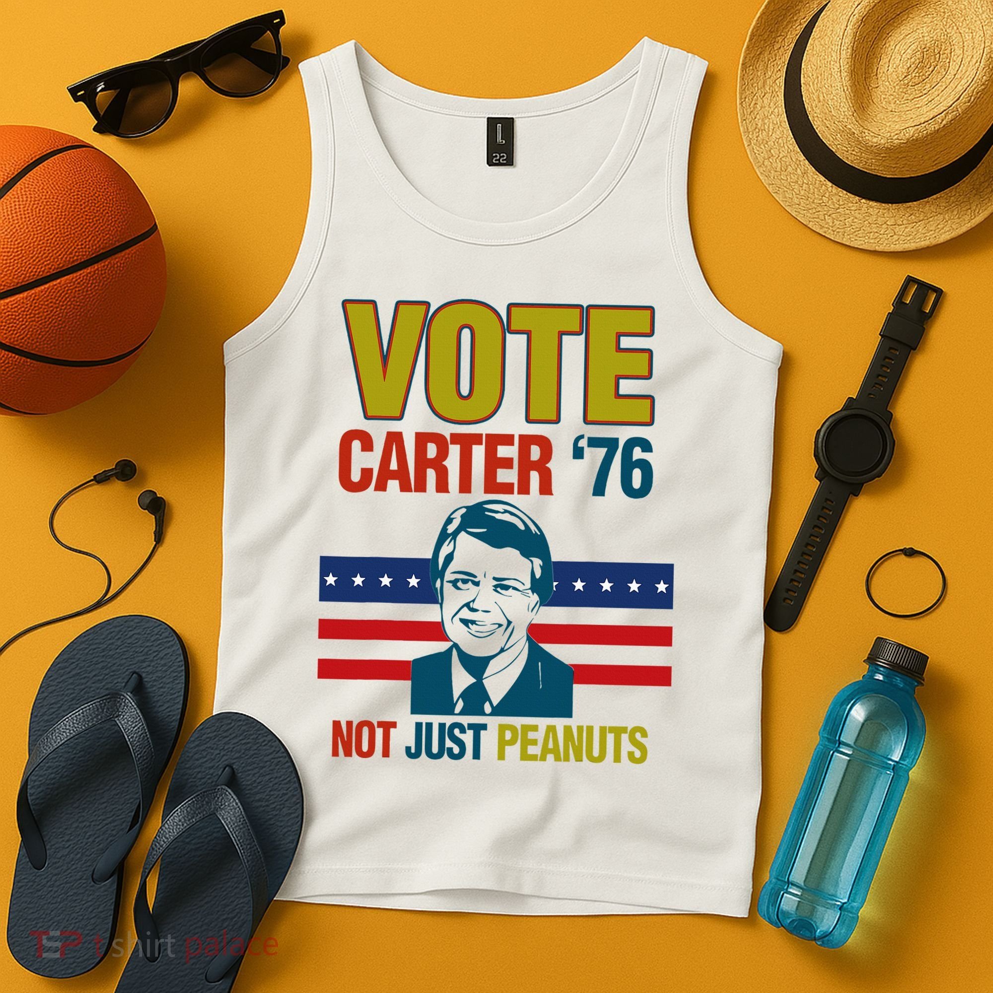 Jimmy Carter Quote Slogan Nuts 1976 President Tank Top