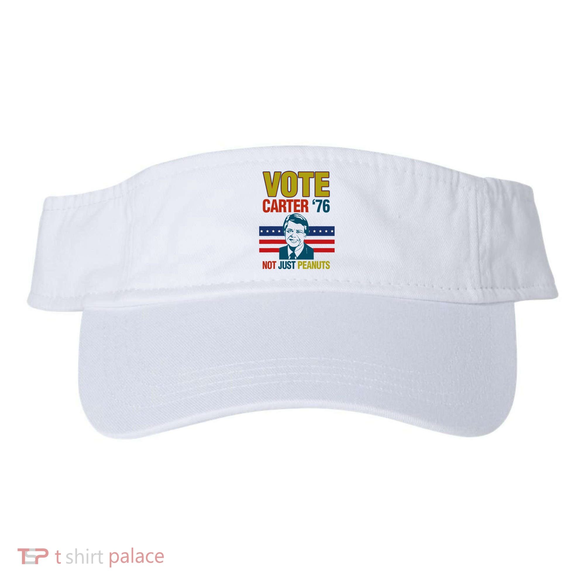 Jimmy Carter Quote Slogan Nuts 1976 President Visor