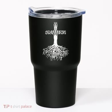 Jesus Cross Roots Tumbler