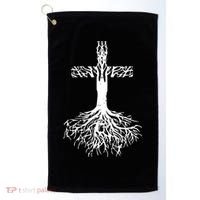 Jesus Cross Roots Golf Towel thumb 0