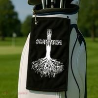 Jesus Cross Roots Golf Towel thumb 2