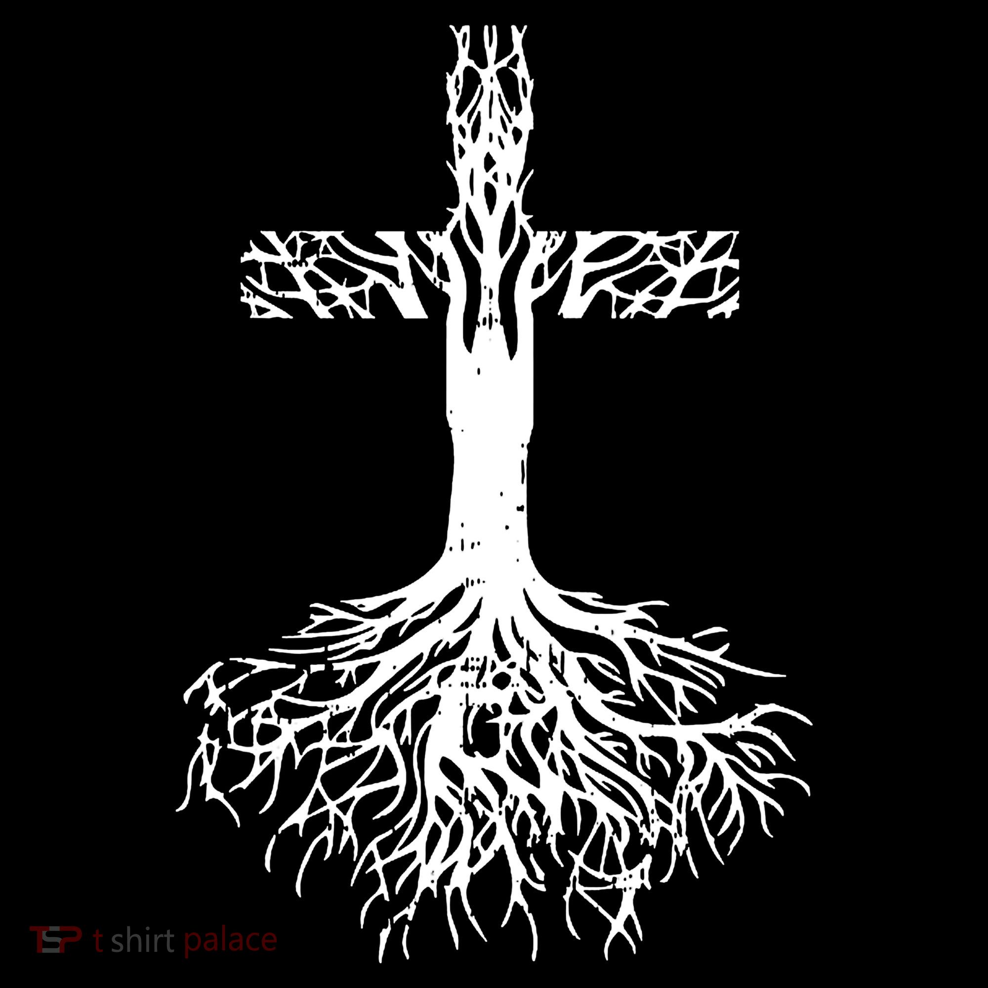 Jesus Cross Roots Kids Long Sleeve Shirt