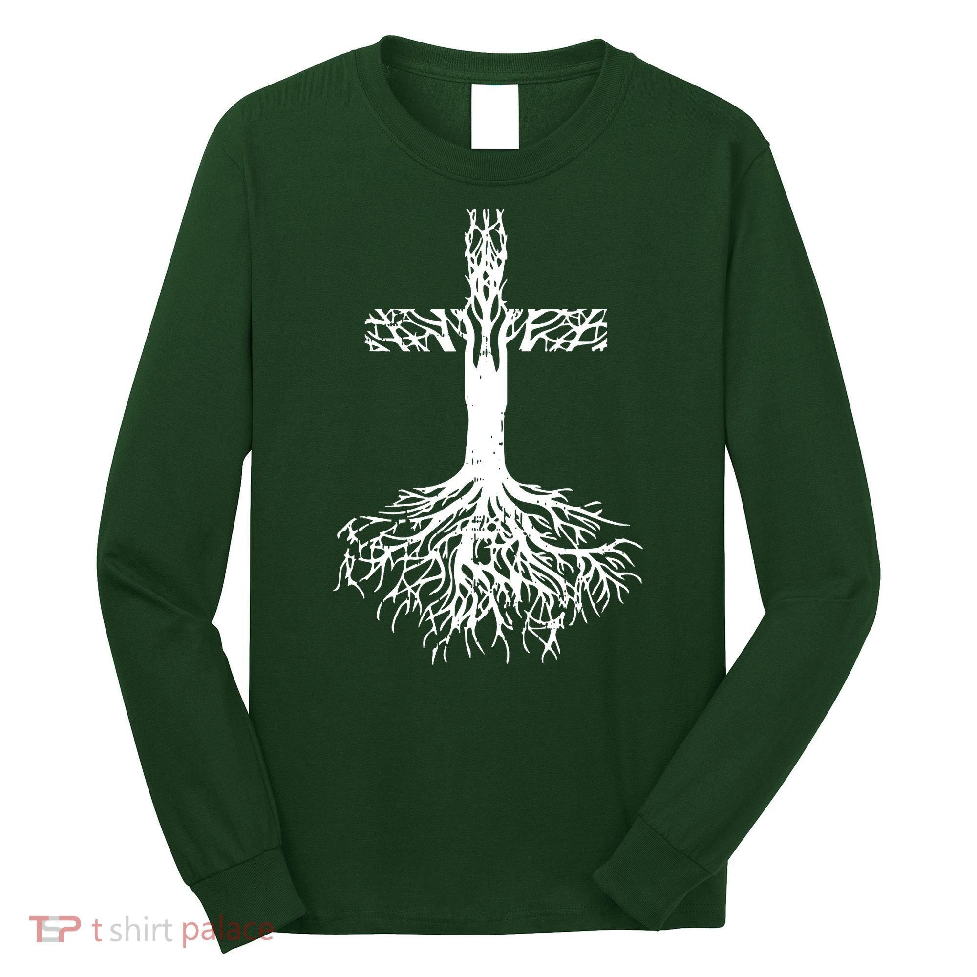 Jesus Cross Roots Long Sleeve Shirt
