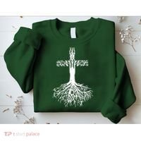 Jesus Cross Roots Sweatshirt thumb 2