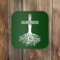 Jesus Cross Roots Coaster thumb 0