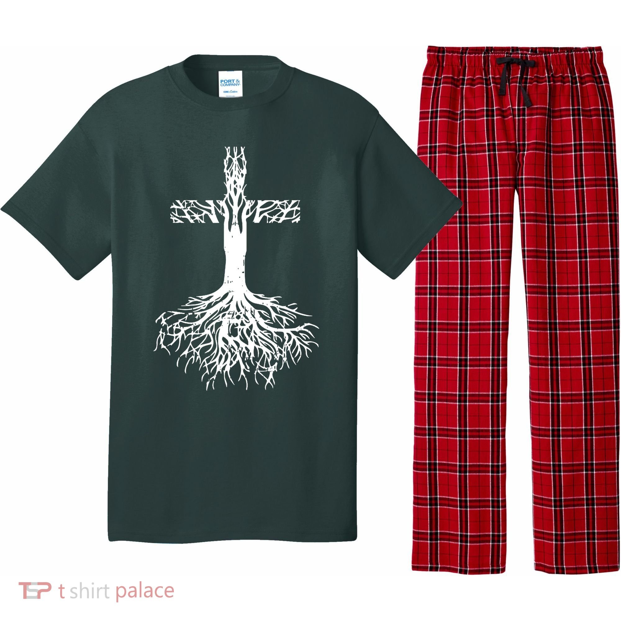 Jesus Cross Roots Pajama Set