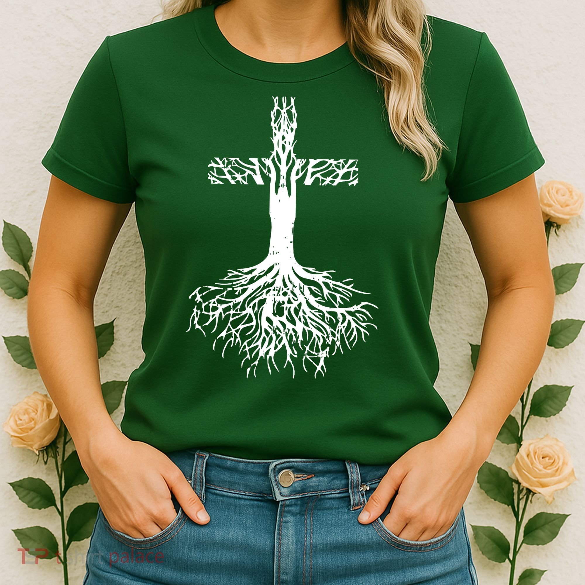 Jesus Cross Roots Women's T-Shirt